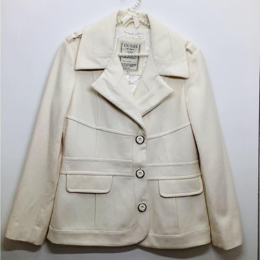 Guess Cream Blazer